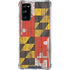 Maryland Flag Dark Wood Galaxy S20 FE Clear Case